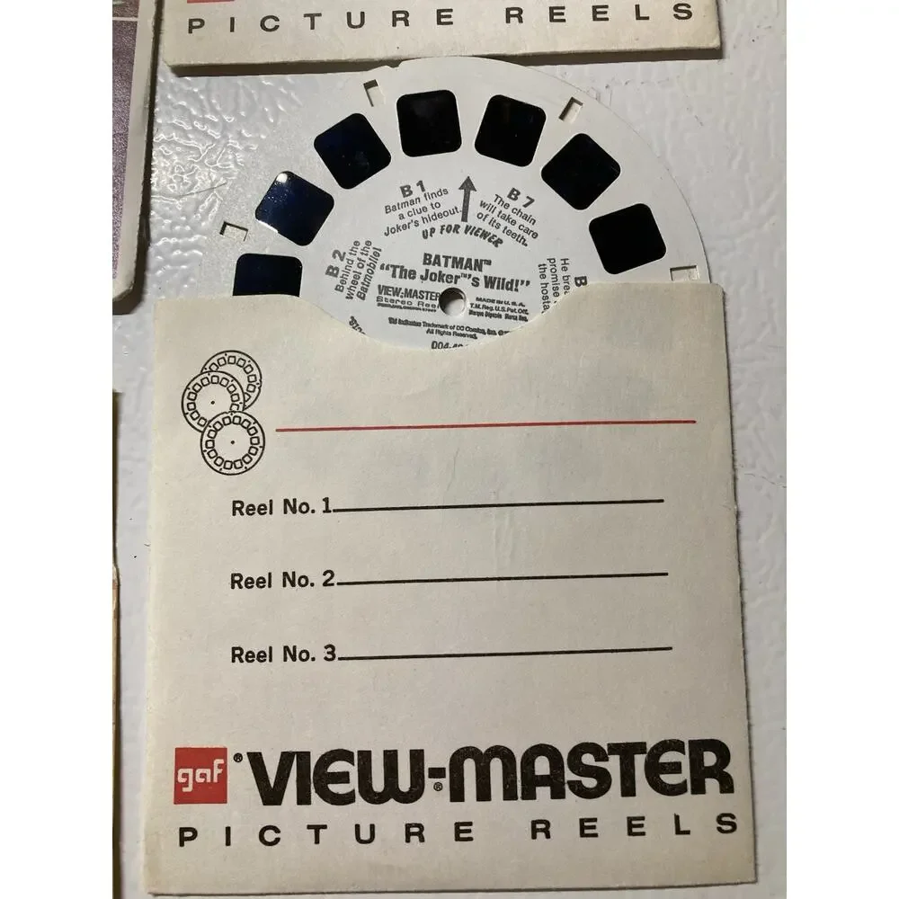 View-Master Vintage 1950 Viewer w/ Bible Story & Many Packages Of Reels Sleeves